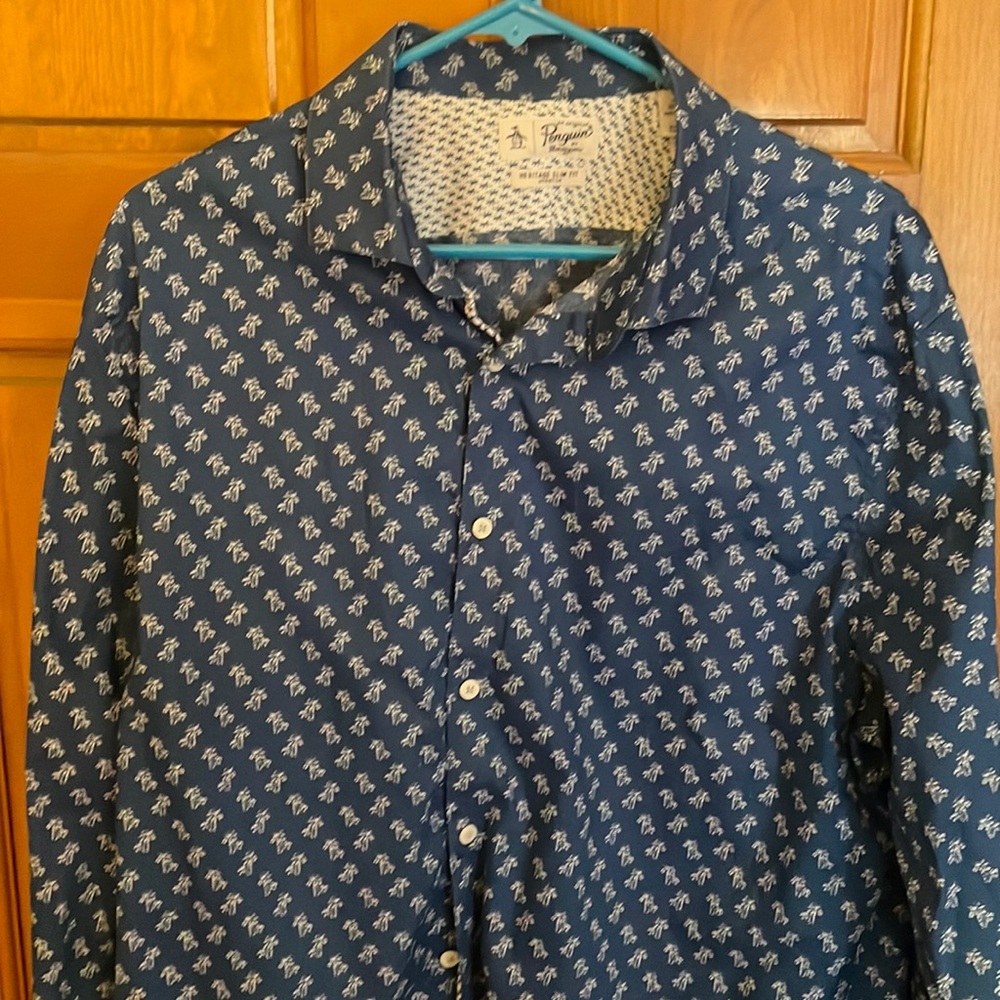 Penguin men’s long sleeve shirt
